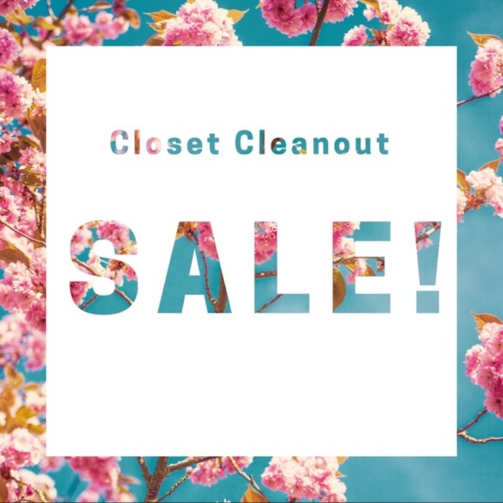 Closet Cleanout Sale!